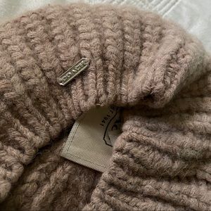 Coach wool knit beret